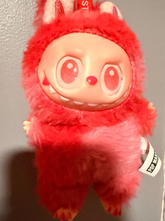 POP MART Other - Love Labubu The Monsters Big Into Energy Pink & Red Vinyl Plush Figure